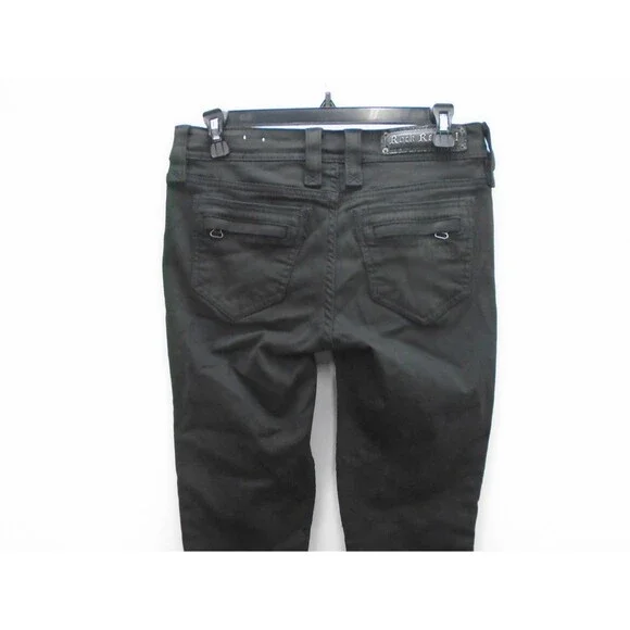 Rock Revival Sheryl Jeans Women 28 (31x32) Black Skinny Moto Biker Stretch Pants - Picture 10 of 15